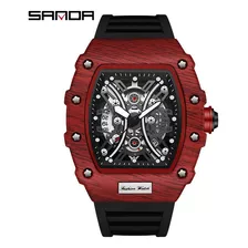 Relojes Sanda Business Luminous Skeleton Para Hombre