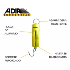 Báscula Colgante Romana Adir 1697 25 Kg Color Amarillo