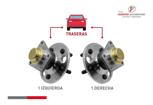 Par 2 Maza Balero Trasera Izq Der Pontiac Tempest 1990 S/abs Foto 2