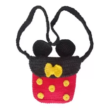 Bolsa Infantil Crochê Mickey