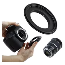 Anel Inversor 58mm Reversor Macro Lente Canon 18-55 50mm P15
