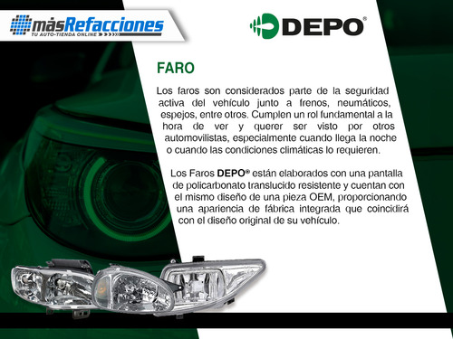 Par Faros Ford F150 F250 F350 1992 93 94 95 1996 Depo Qwe Foto 6