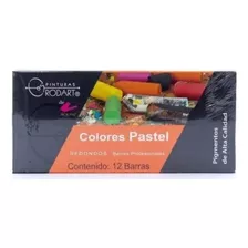 Gises Colores Pastel Suaves Redondos Rodin Rodart 12 Colores