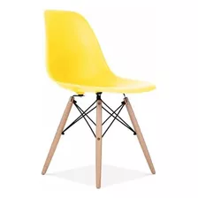 Cadeira Charles Eames Wood Design Eiffel Colorida