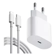 Carregador + Cabo Usb-c Turbo Compatível Com Iphones 11 A 14 - 20w