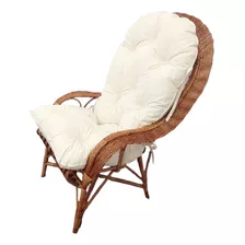 Cadeira Papai Pavão Em Vime Novo Modelo Com Almofada