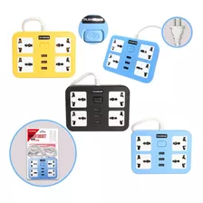 Extensión Multi Contacto, 3 Puertos Usb, 4 Contactos 1353u