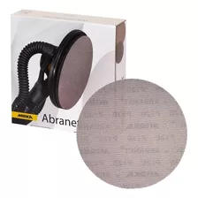 Disco Lixa Abranet Teto Parede 225mm 9pol Cx C/ 10 - Mirka Quantidade De Cascalhos 80