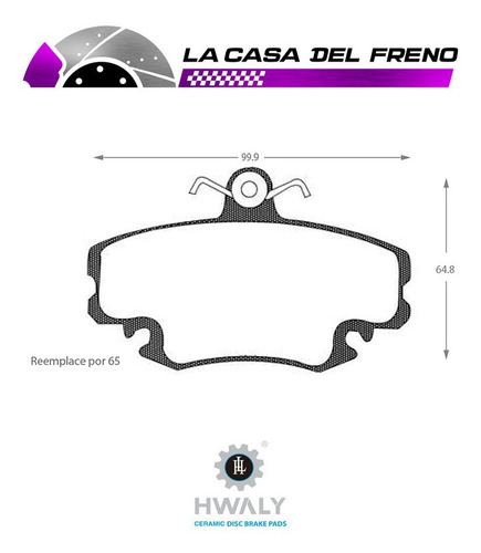 Pastilla Freno Delantera Renault Twingo 1.2 1998 D7f706s066 Foto 3