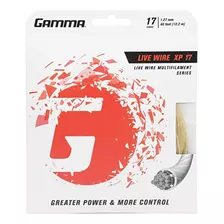 Cordaje De Tenis Gamma Live Wire Xp - Sensación Firme Y