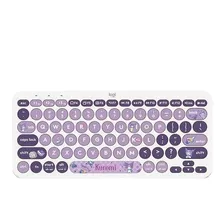 Teclado Bluetooth Inalámbrico Sanrio Kuromi, Teclado De Ofic