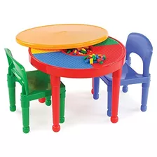 Totors Kids 2-en-1 Plastic-lego-activity Activity Table Y 2 