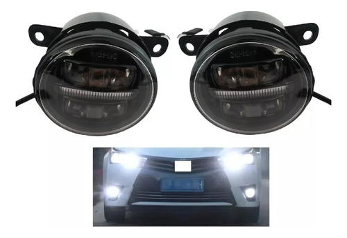 Par Faros Niebla Led 40w Estrobo F104 Mitsubishi Mirage 2018 Foto 7