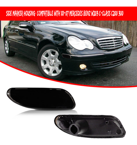 Carcasa De Luz De Posicin Lateral Mercedes Benz W203 Clase Foto 6