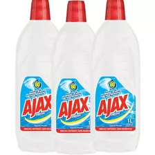 Kit Com 3 Limpador Diluível Ajax Fresh 1l Cada