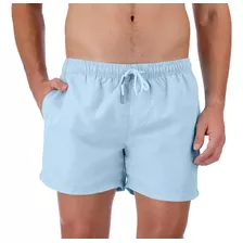 Short De Baño Hombre Liso Malla Traje Secado Rapido