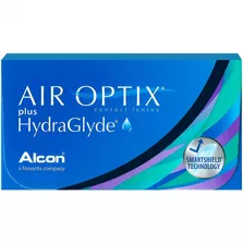 Lentes De Contato Air Optix Plus Hydraglyde - Mensal Grau Esférico -3.75 Miopia
