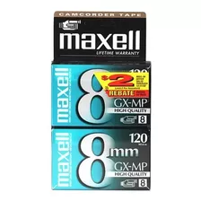 Las Cintas Maxell P6-120 Gx-mp Videocámara, 2 Paquetes.
