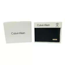 Billetera Calvin Klein De Hombre Cuero Genuino