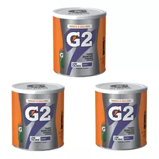 3 Tarros Gatorade Polvo G2 Bajo Calorías Concentrado Hidrata