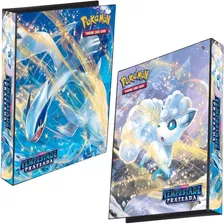 Álbum Pokémon Tempestade Prateada 88 Cartas 10 Folhas Vulpix