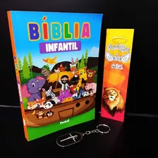 Biblia Sagrada P/ Crianças Com Desenhos Ilustrada Jesus Kt