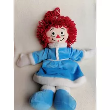 Peluche Muñeca Original Raggedy Ann Applause 40cm. Navidad.