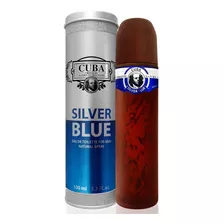Spray De Perfume Cuba Paris Cuba Silver Blue Edt, 100 Ml, Para Hombre