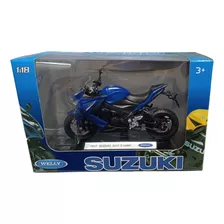 Moto A Escala 1:18/ Suzuki Gsx S1000f/ 12cms Largo/