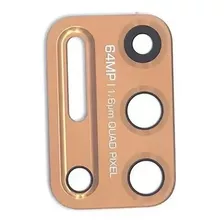 Lente Vidro Camera Traseira Motorola Moto G9 Plus Dourado