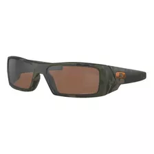 Óculos De Sol Polarizados Oakley Gascan Standard Armação De O Matter Cor Matte Olive Camo, Lente Tungsten De Plutonite Prizm, Haste Matte Olive Camo De O Matter - Oo9014