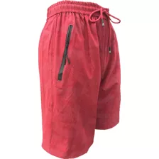 Shorts Bermuda Calça Masculina Academia Bolso Ziper