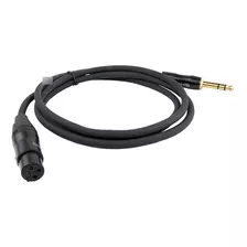 Cable Audio Xlr Hembra A Plug De 1/4 Balanceado De 7,5 Mt