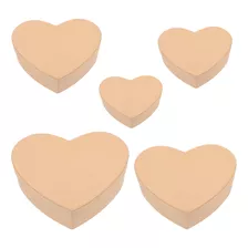Cajas De Cartón Con Forma De Corazón Love Kraft, Caja De Pul