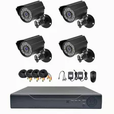 Kit Cámaras De Seguridad Con Dvr Y Wifi Kit De Videovigilanc