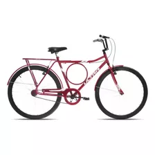 Bicicleta Monark Barra Circular Aro 26 Cor Vermelho