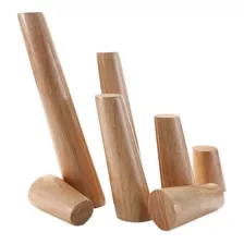 Set 4 Patas De Madera Maciza Para Muebles 12cm