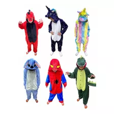 Pijama Kigurumi Niño Unicornio Dinosaurio Jirafa Cebra Panda