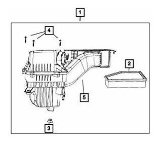 Filtro De Aire - Mopar *******aa Filtro De Aire Chrysler Pac Foto 7