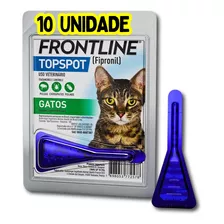 Kit Combo C/ 10 Uni Frontline Topspot Para Gatos De 1 A 10kg