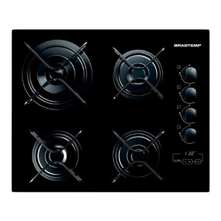 Cooktop 4 Bocas Brastemp Com Quadrichama Bdt62ae