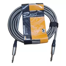 Cable Plug- Plug P/guitarra Recubierto Metal Santoangelo 6m