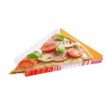 Embalagem Para Fatia Pedaço De Pizza Red 100 Un Cor Vermelho