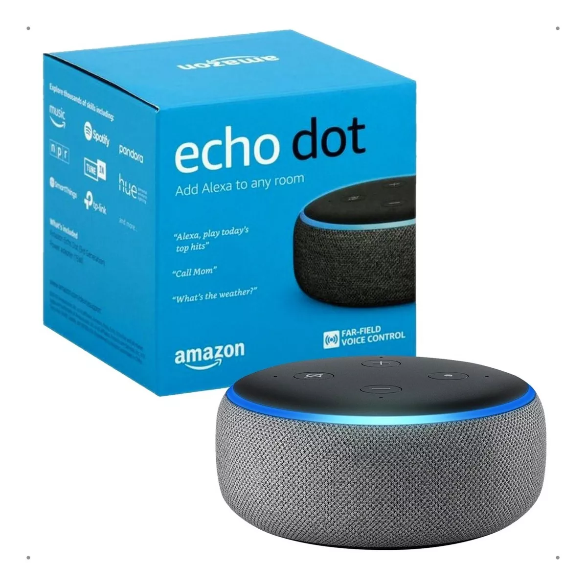 Amazon Echo Dot 3 Gen Com Assistente Virtual Alexa 110v/240v
