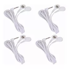 Tens Cables Plug 2.5 Mm Repuesto Pads Masajeador 4 Pzs