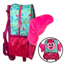 Mochila Infantil Escolar Borboleta Viagem Jardim Infância