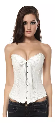 Primera imagen para búsqueda de corset blanco