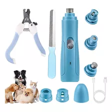 Lima Electrica Uñas Mascotas Carga Usb Molinillo Perro Gato