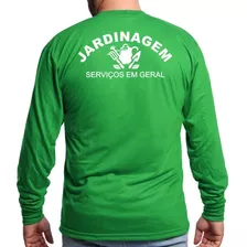 Camiseta Jardinagem Trabalho Uniforme Jardineiro Paisagista