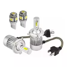 Lamparas Led Cree H4 Luz Blanca Vw Gol Ab9